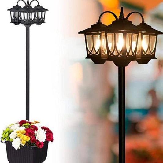 🔥Special Price $39💡3-head waterproof solar lights. 60 lumens. 2 spare bulbs.