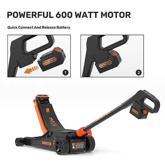 Today's Price: $43🔥 ROADTEK 3-Ton Electric Floor Jack. Limited stock available.