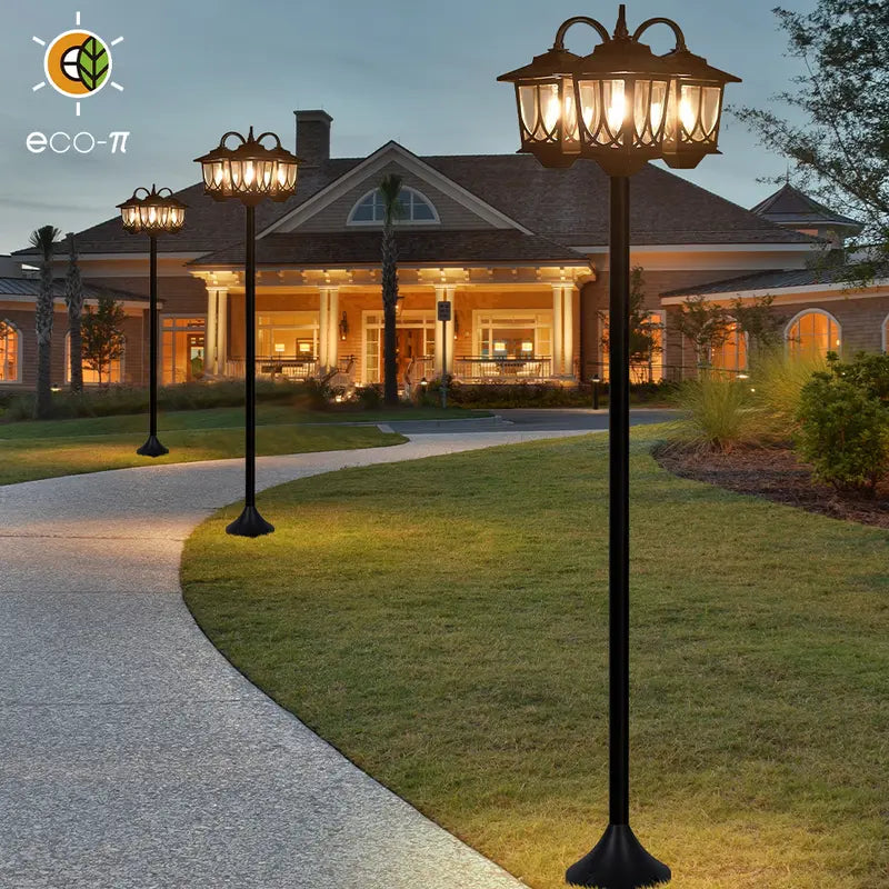 🔥Special Price $39💡3-head waterproof solar lights. 60 lumens. 2 spare bulbs.