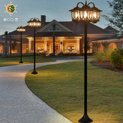 🔥Special Price $39💡3-head waterproof solar lights. 60 lumens. 2 spare bulbs.