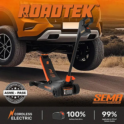 Today's Price: $43🔥 ROADTEK 3-Ton Electric Floor Jack. Limited stock available.
